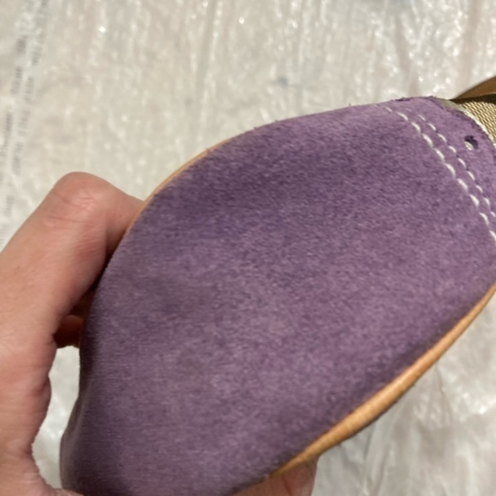 Coach Hobo 1491 Limited Edition Applique Fish Brown Purple Leather Suede bag - Picture 9 of 13